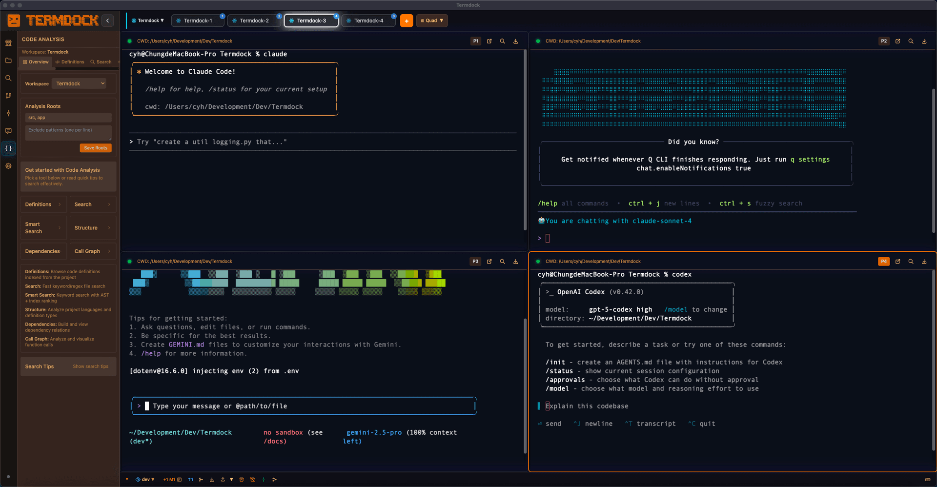 Termdock AI 整合終端